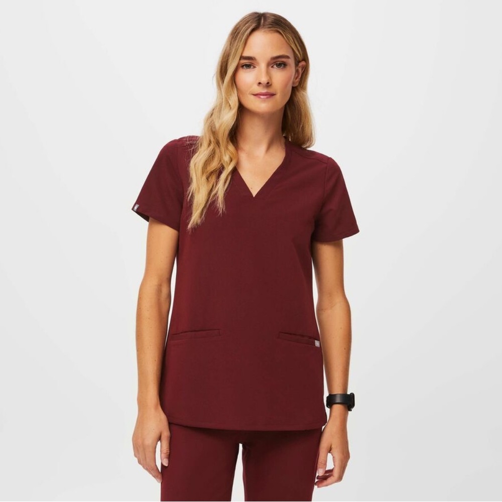 Figs Women’s Scrubs | Size XXS | Burgundy | FULL SET